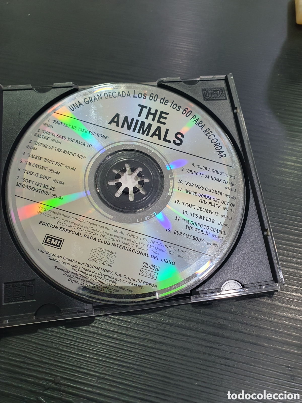 CDs de m&uacute;sica: CD. Los 60 de los 60. The animals. (L93) - Foto 2