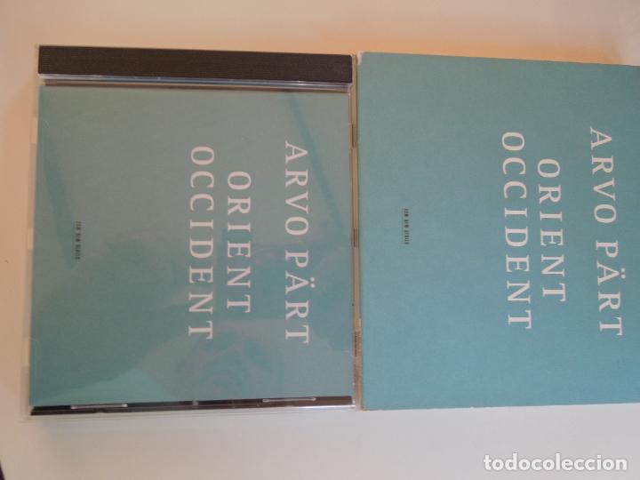 CDs de m&uacute;sica: ARVO P&Auml;RT - ORIENT OCCIDENT - CD+LIBRETO +CAJA - Foto 3