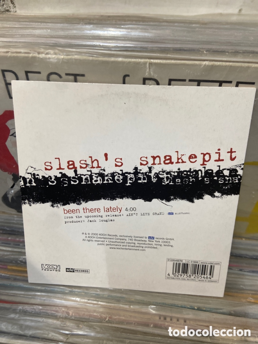 CDs de m&uacute;sica: Slash snakepit cd single - Foto 2