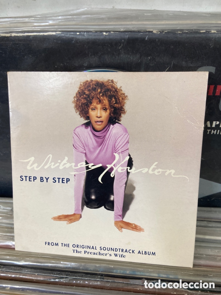 CDs de m&uacute;sica: Whitney houston step by step cd single - Foto 1