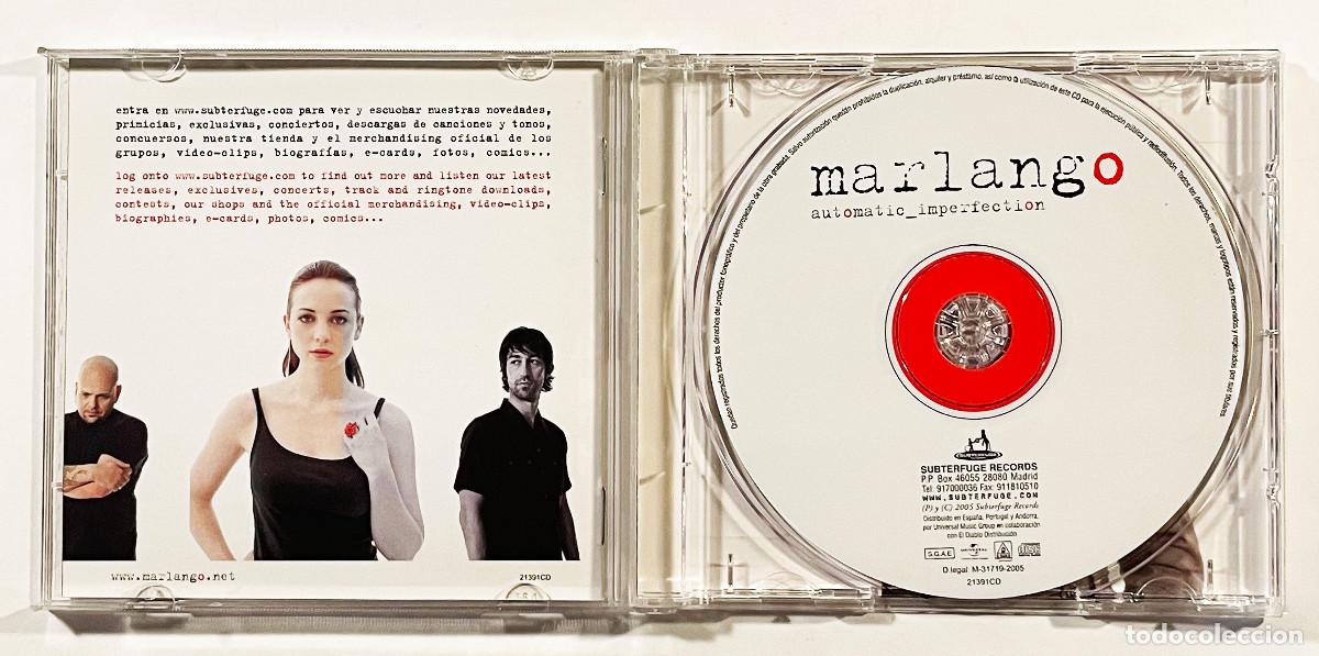 CDs de m&uacute;sica: MARLANGO / AUTOMATIC IMPERFECTION / CD SUBTERFUGE 2005 / ESPA&Ntilde;A - Foto 3