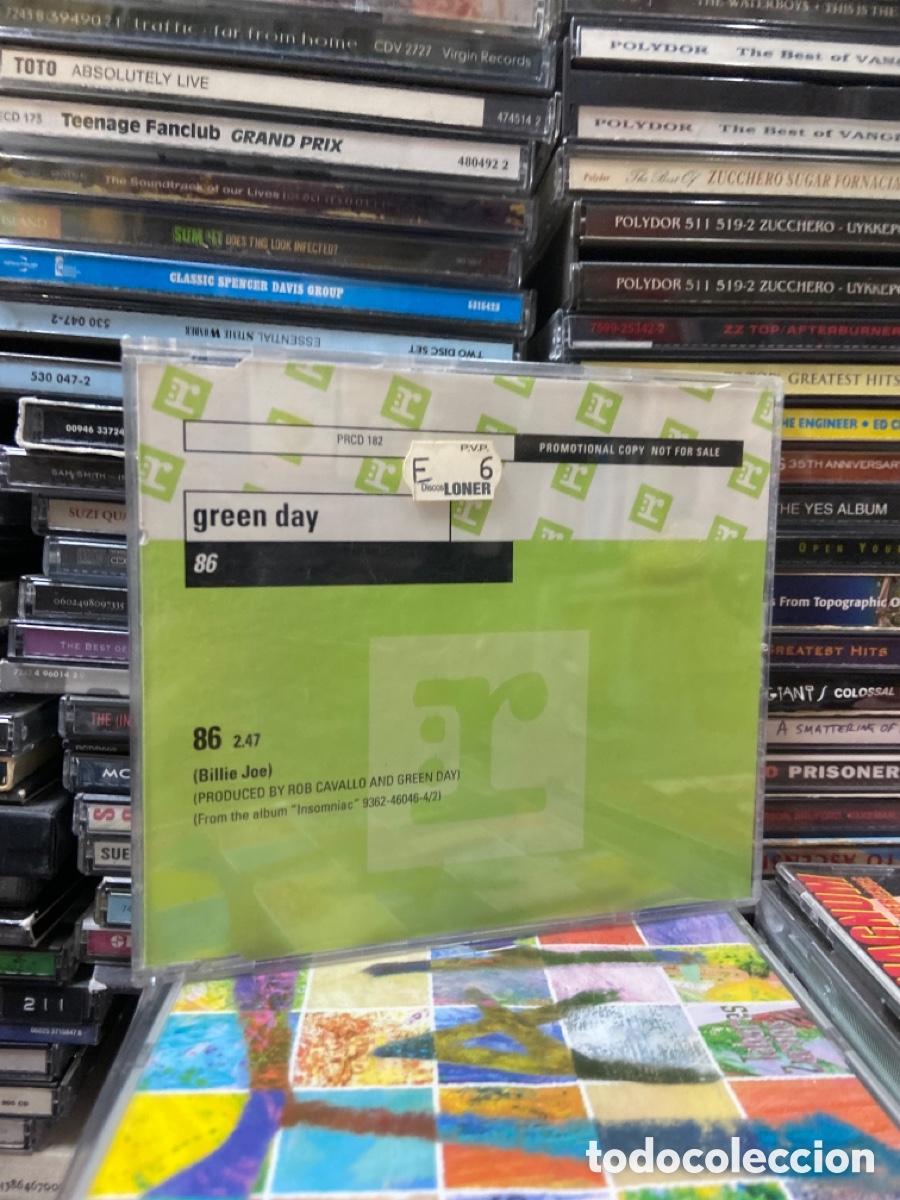 CDs de m&uacute;sica: Green day 86 cd single - Foto 1