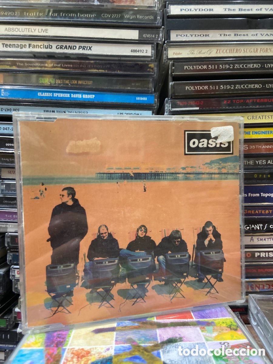 CDs de m&uacute;sica: Oasis cd single roll with it - Foto 1