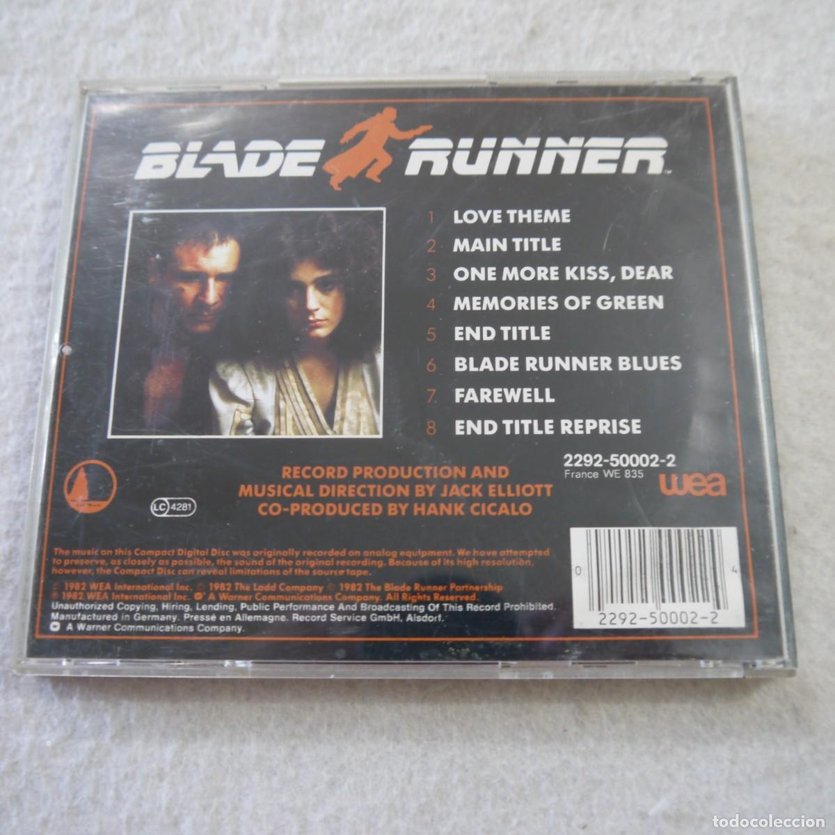 CDs de m&uacute;sica: BSO BLADE RUNNER - CD 1982 - Foto 3