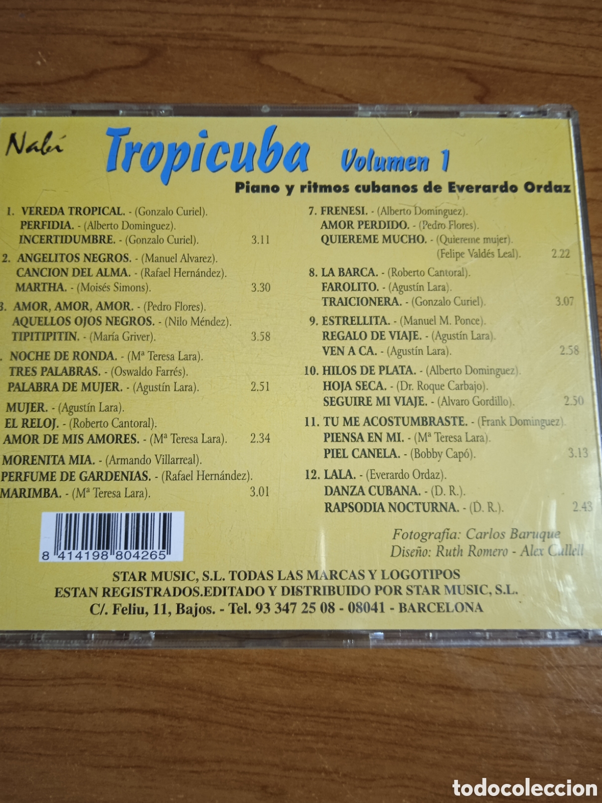 CDs de m&uacute;sica: Tropicuba vol 1 - Foto 2