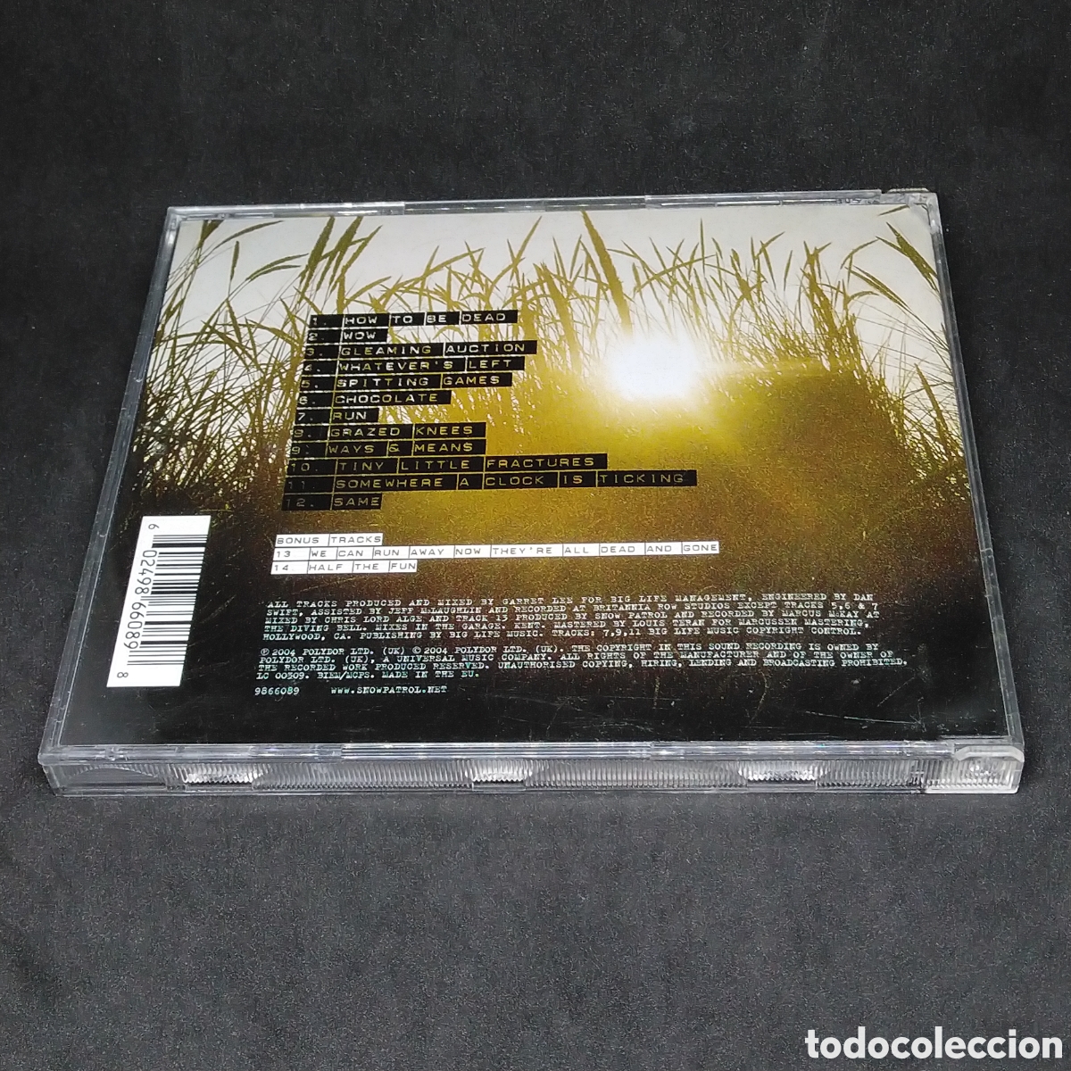 CDs de m&uacute;sica: SNOW PATROL - FINAL STRAW - CD - 2004 - DISCO VERIFICADO - Foto 2