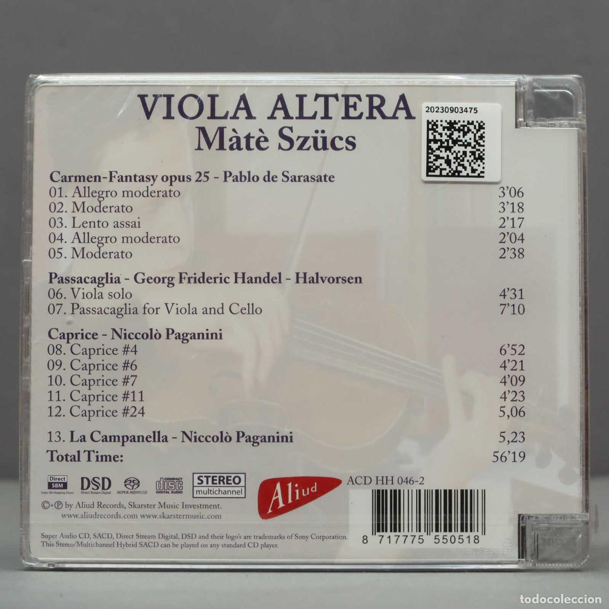 CDs de m&uacute;sica: CD. PAGANINI, Viola Altera. PRECINTADO - Foto 2
