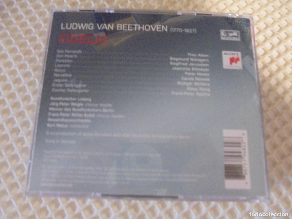 CDs de m&uacute;sica: FIDELIO. BEETHOVEN. DOBLE COMPACTO SONY CLASSICAL. KURT MASUR. - Foto 2