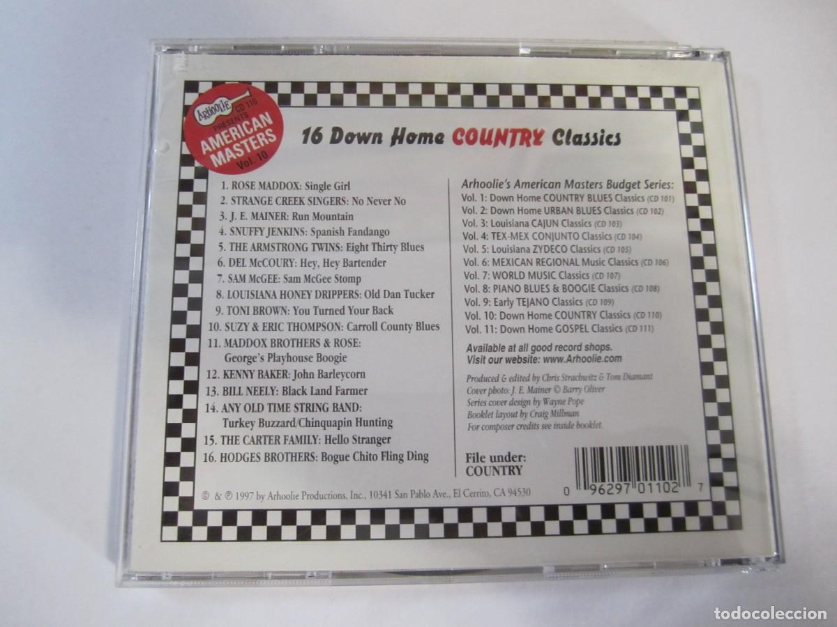 CDs de m&uacute;sica: cd down home country classics - Foto 3