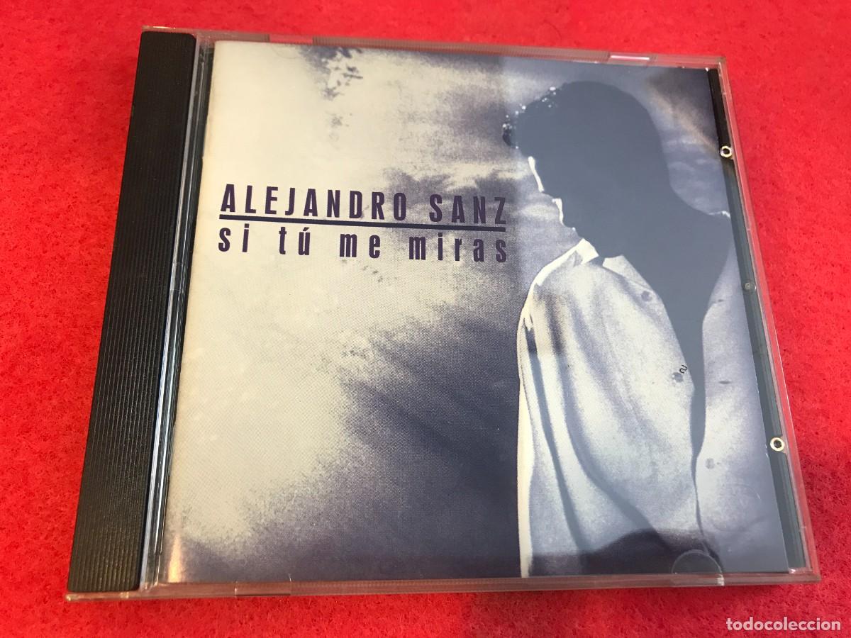CDs de m&uacute;sica: CD. ALEJANDRO SANZ. SI T&Uacute; ME MIRAS. - Foto 1