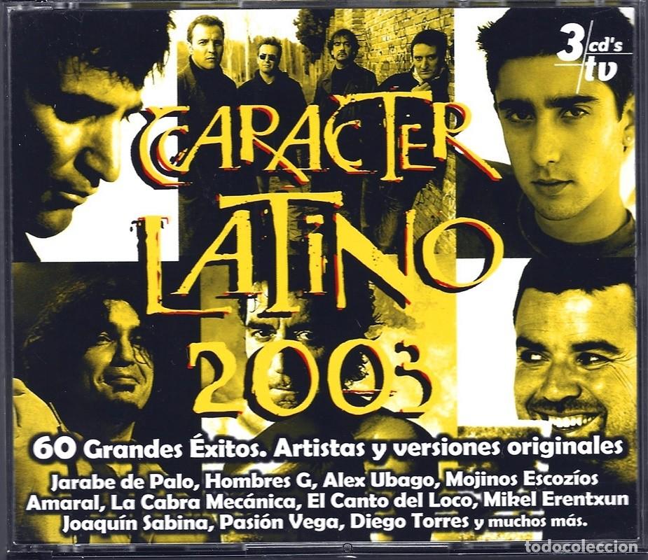 CDs de m&uacute;sica: CARACTER LATINO 2003 (3 CD) - Foto 1