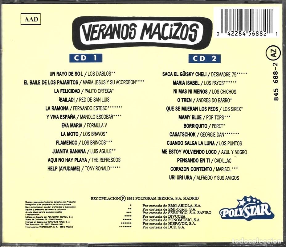 CDs de m&uacute;sica: VERANOS MACIZOS (2 CD) - Foto 2