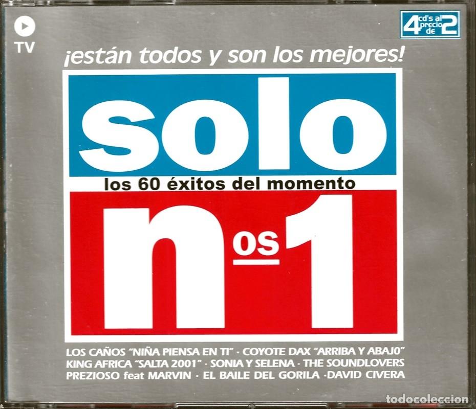 CDs de m&uacute;sica: SOLO N&ordm; 1 LOS 60 &Eacute;XITOS DEL MOMENTO (4 CD) - Foto 1