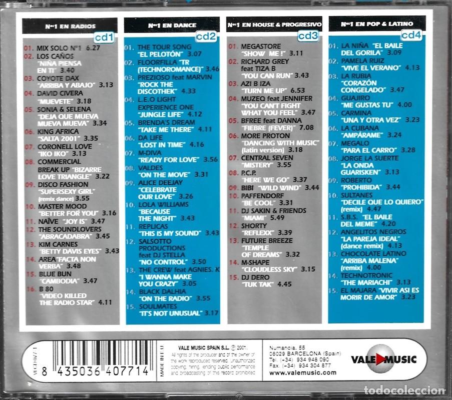 CDs de m&uacute;sica: SOLO N&ordm; 1 LOS 60 &Eacute;XITOS DEL MOMENTO (4 CD) - Foto 2