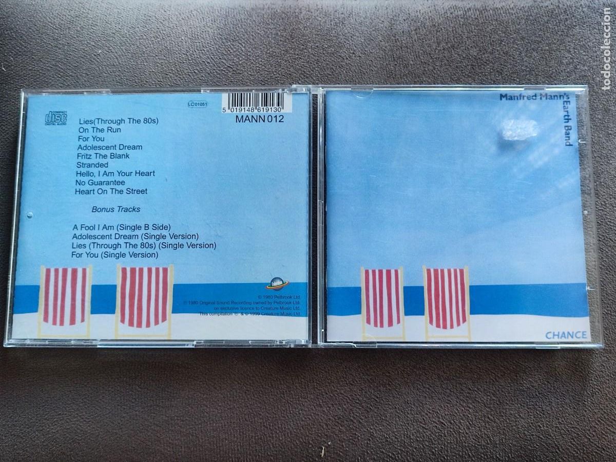 CDs de m&uacute;sica: CD MANFRED MANNS EARTH BAND CHANGE - Foto 1