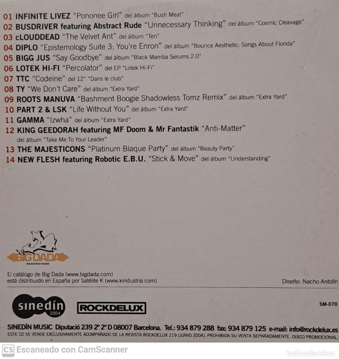 CDs de m&uacute;sica: Various &lrm;&ndash; Big Daddy Goes Hip Hop - Foto 2