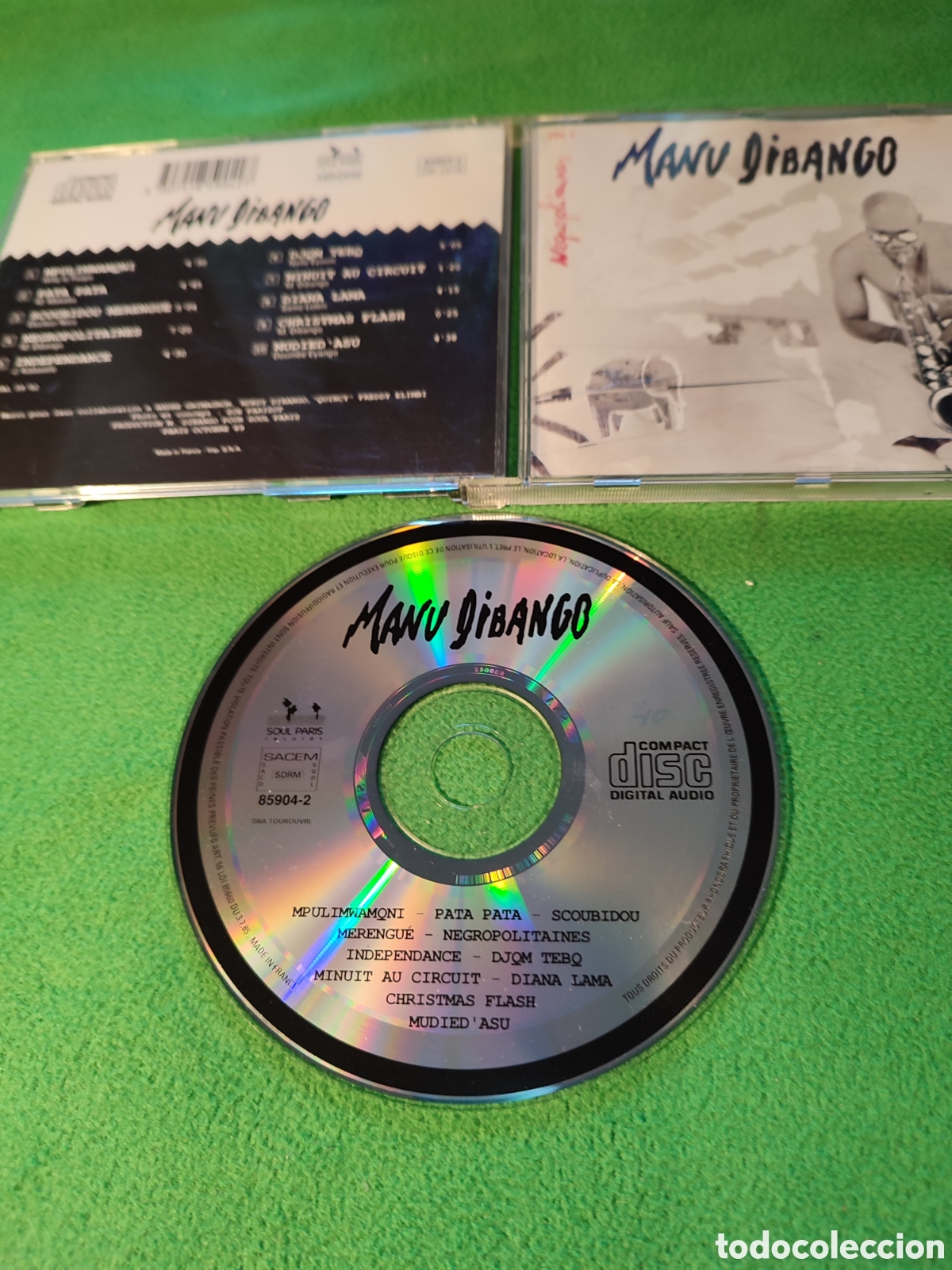 CDs de m&uacute;sica: Manu Dibango - Negropolitaines - Foto 2