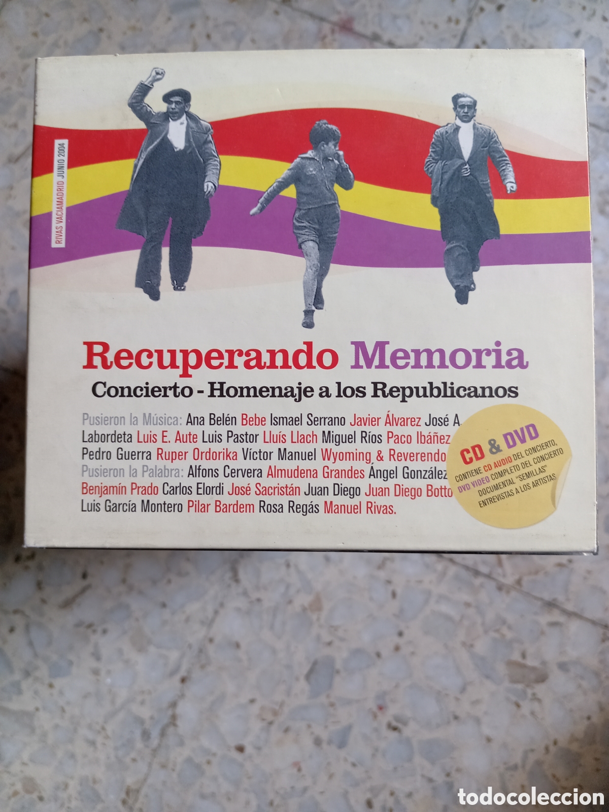 Music CDs: CD Y DVD RECUPERANDO LA MEMORIA CONCIERTO HOMENAJE A LOS REPUBLICANOS