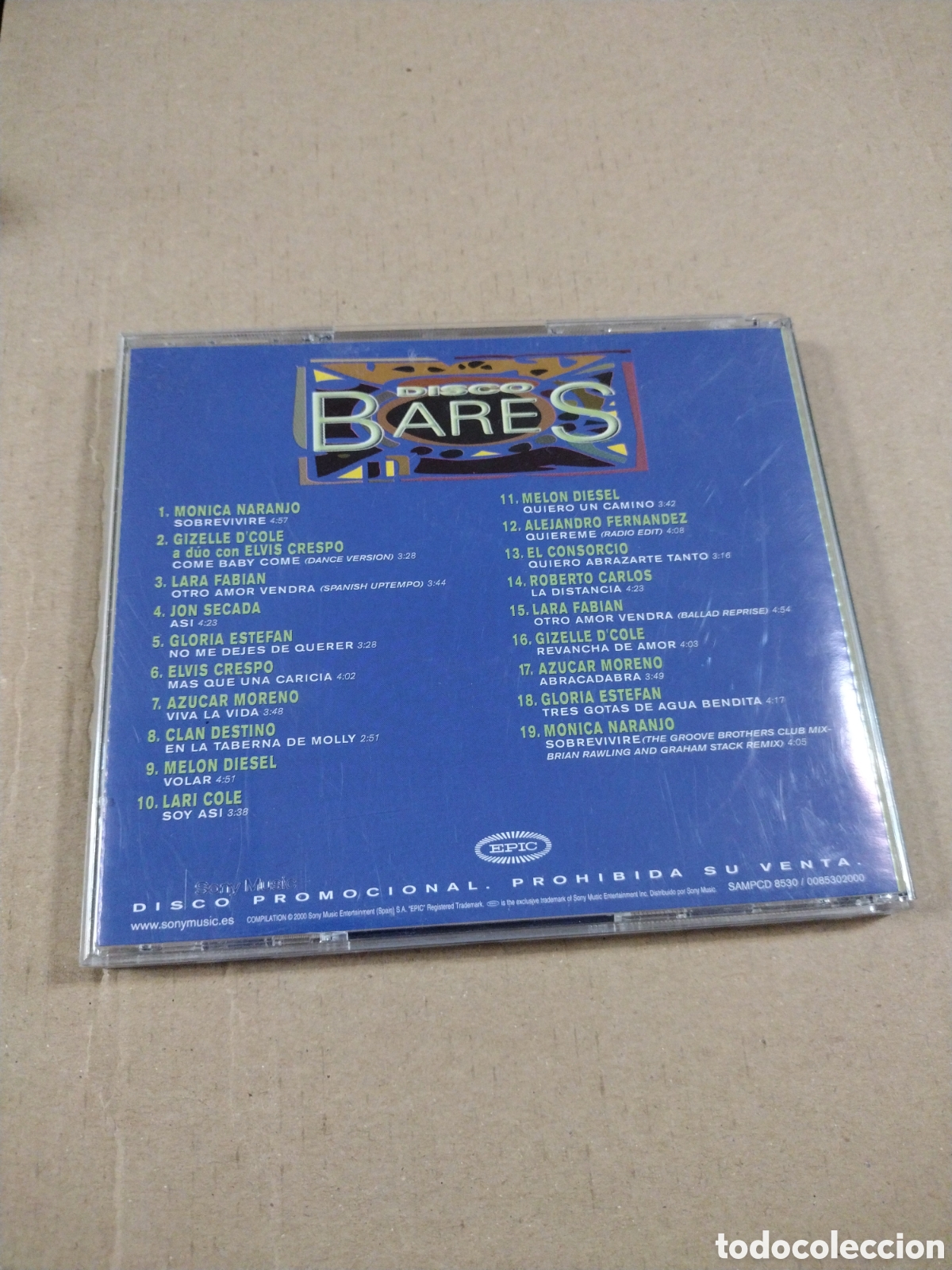CDs de m&uacute;sica: Disco Bares. Valencia 2000. CD - Foto 2