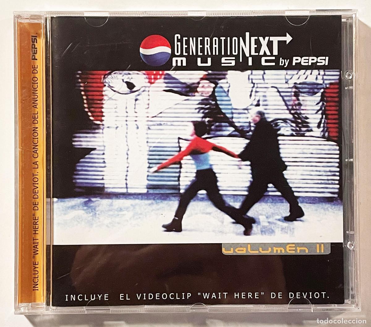 CDs de m&uacute;sica: GENERATIONEXT MUSIC BY PEPSI VOL II (18 TEMAS-VER LISTADO) / CD CNR MUSIC 1999 / ESPA&Ntilde;A