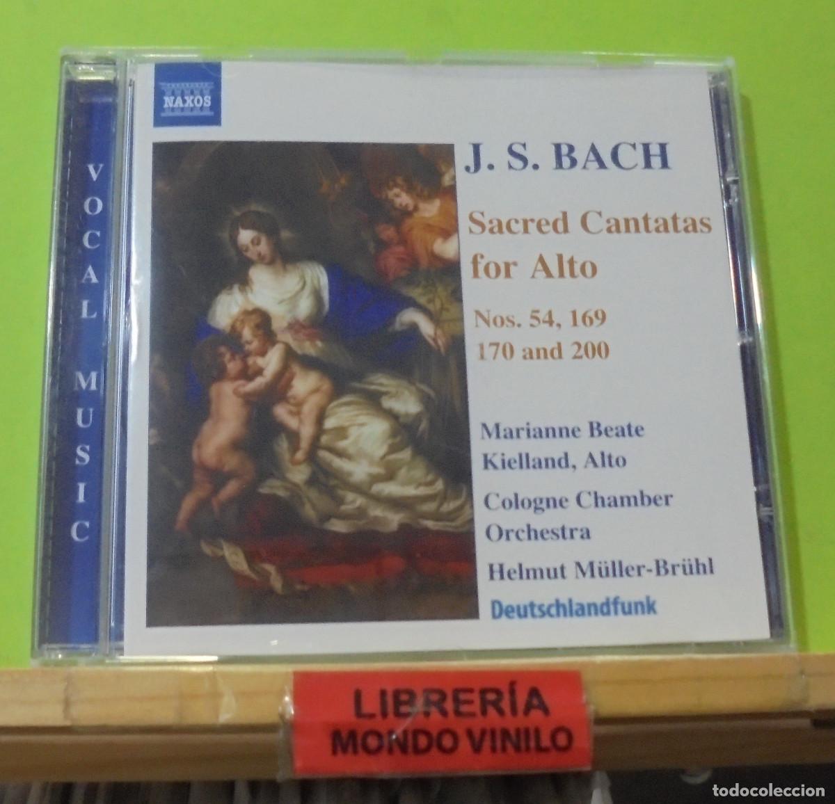 j. s. bach. sacred cantatas for alto. nos. 54, - Compra venta en