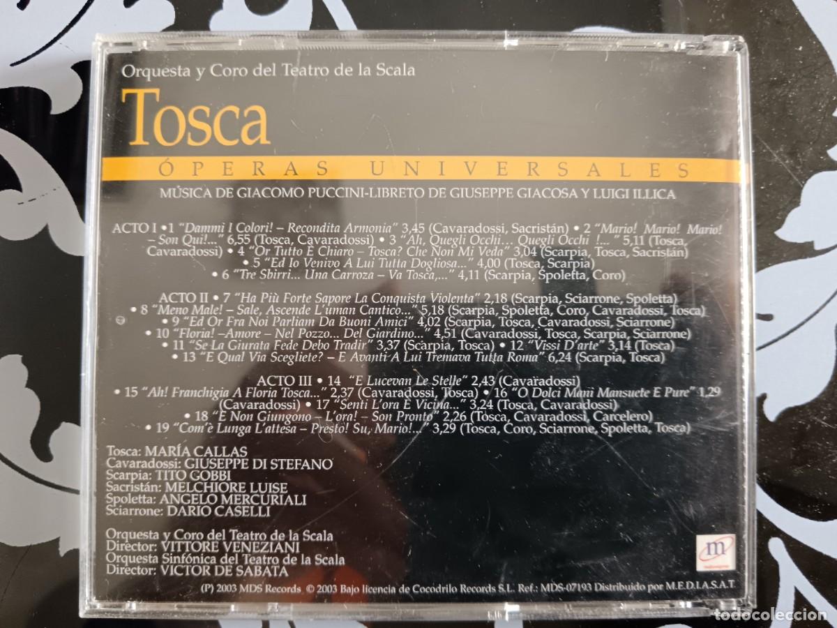 CDs de m&uacute;sica: Tosca (&Oacute;peras universales) - Foto 2
