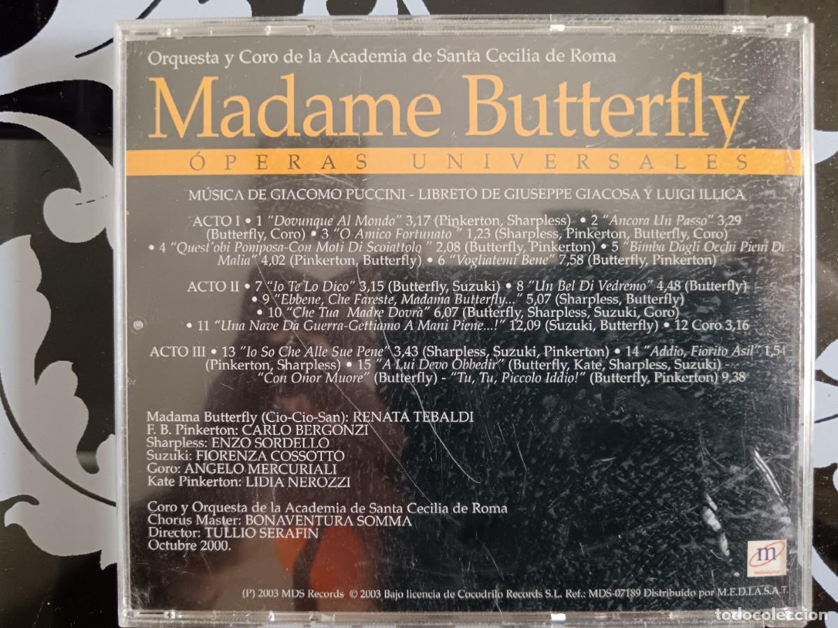 CDs de m&uacute;sica: Madame Butterfly (&Oacute;peras universales) - Foto 2