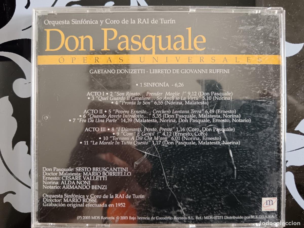 CDs de m&uacute;sica: Don Pasquale (&Oacute;peras universales) - Foto 2