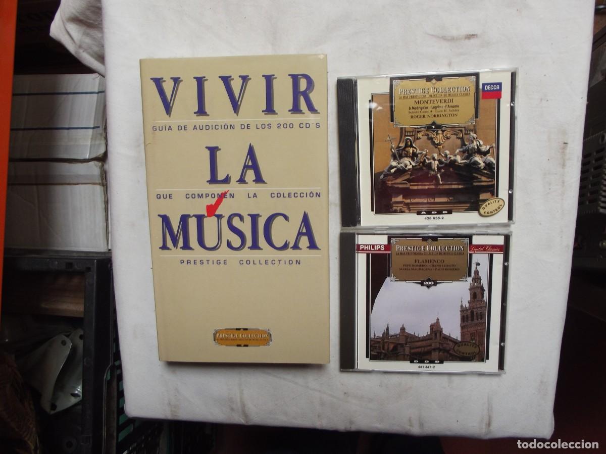 CDs de M&uacute;sica: LIBRO VIVIR LA MUSICA + 200 CDS PRESTIGE COLLECTION