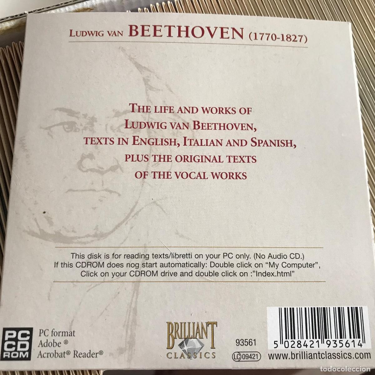 CDs de m&uacute;sica: Beethoven &ndash; Complete Works ● 100 x CD + CD-ROM Box Set, Compilation ● Brilliant Classics - Foto 5