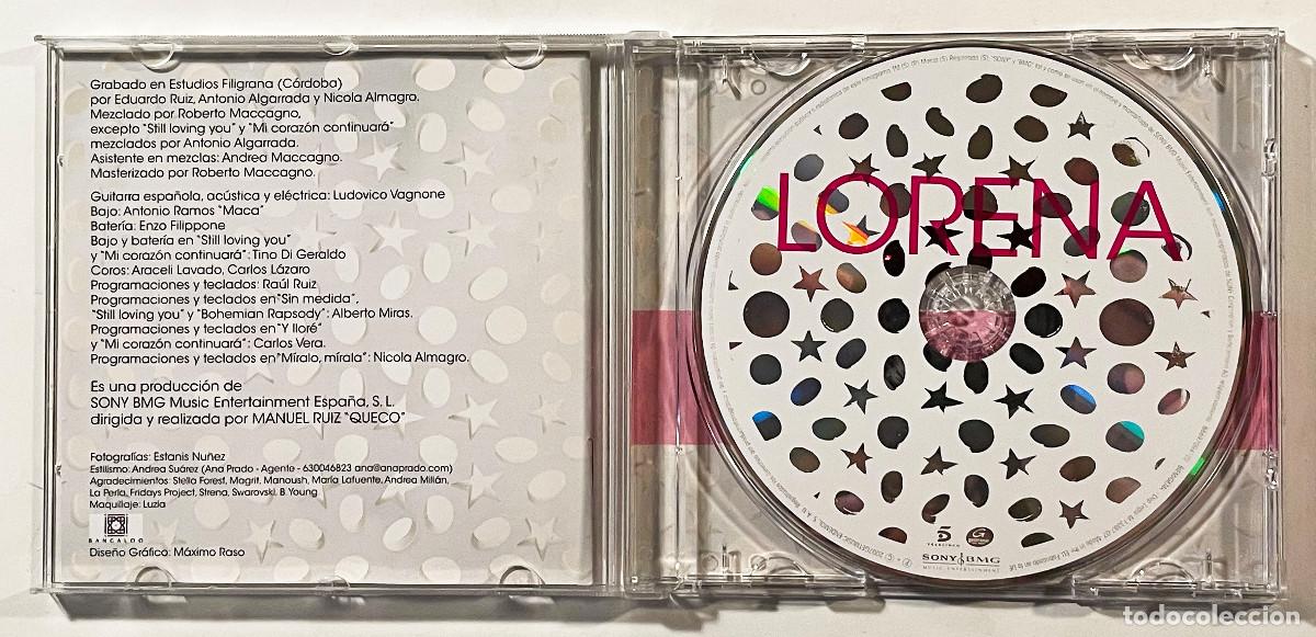 CDs de m&uacute;sica: LORENA / LORENA / CD SONYBMG 2007 / ESPA&Ntilde;A - Foto 3