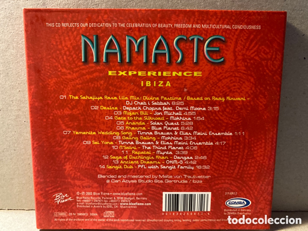 CDs de m&uacute;sica: Namaste Experience Ibiza (CD, Comp, Mixed) - Foto 2