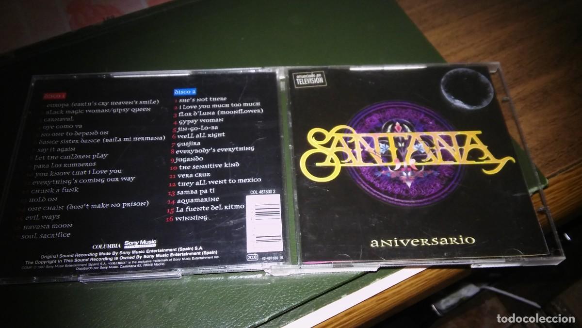 CDs de m&uacute;sica: SANTANA - ANIVERSARIO (2CD 1997) - Foto 1