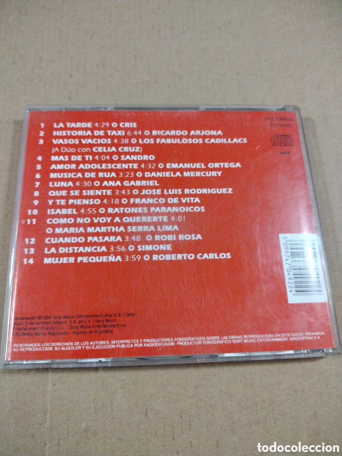 CDs de m&uacute;sica: Lo mejor del a&ntilde;o. Emanuel Ortega... CD - Foto 2