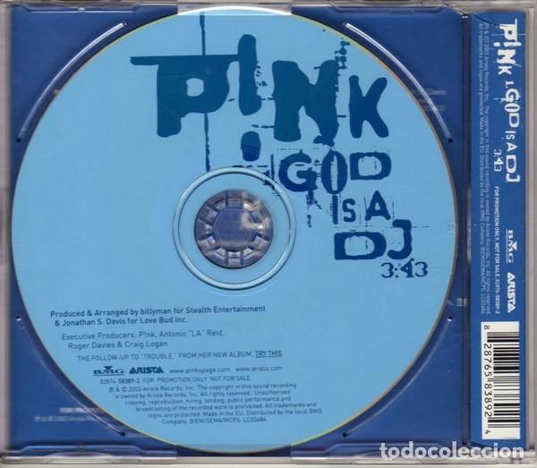 CDs de m&uacute;sica: P!NK &ndash; God Is A DJ - Foto 2