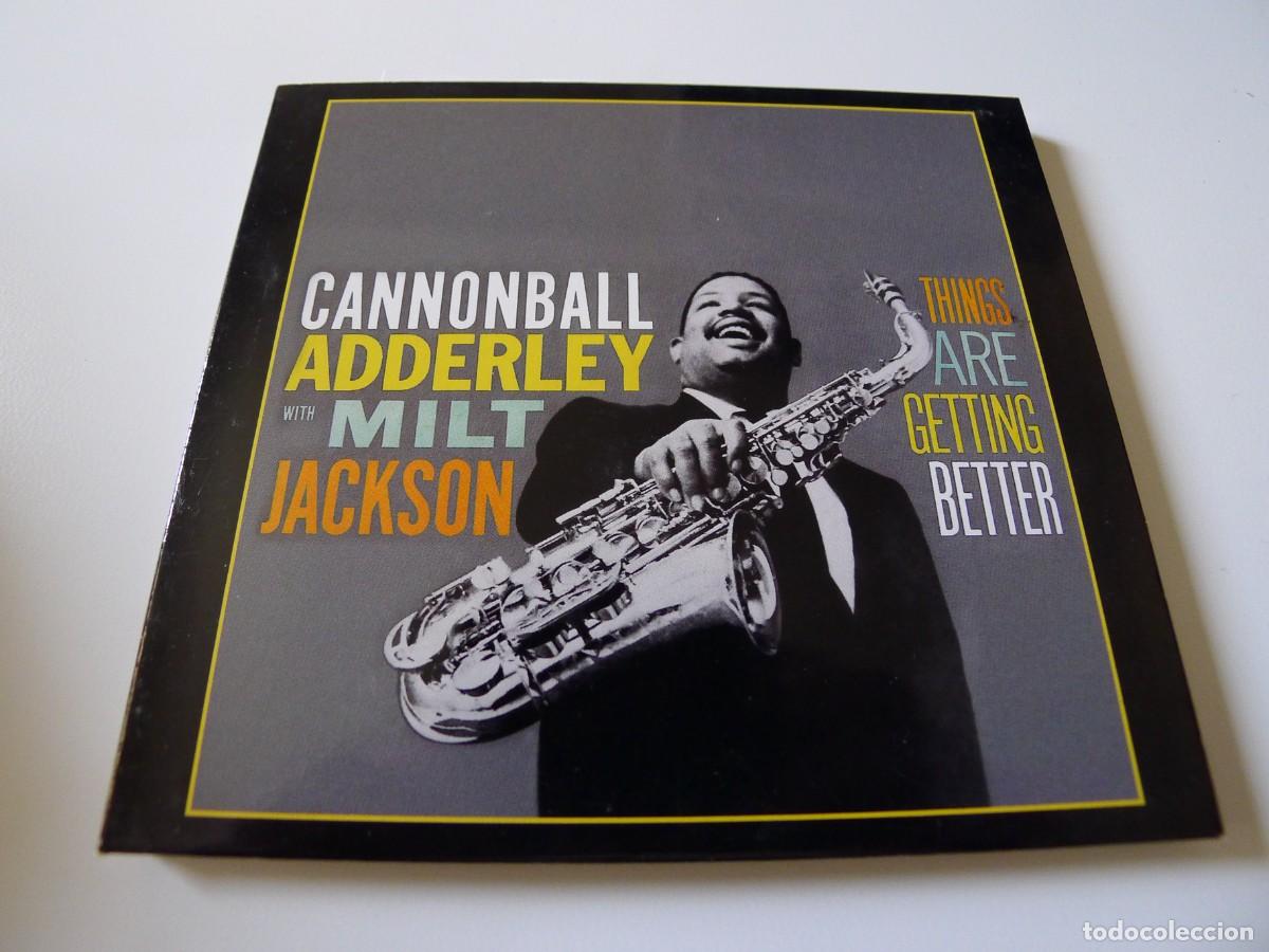 CDs de m&uacute;sica: Cannonball Adderley With Milt Jackson &ndash; Things Are Getting Better CD digipack - Foto 1