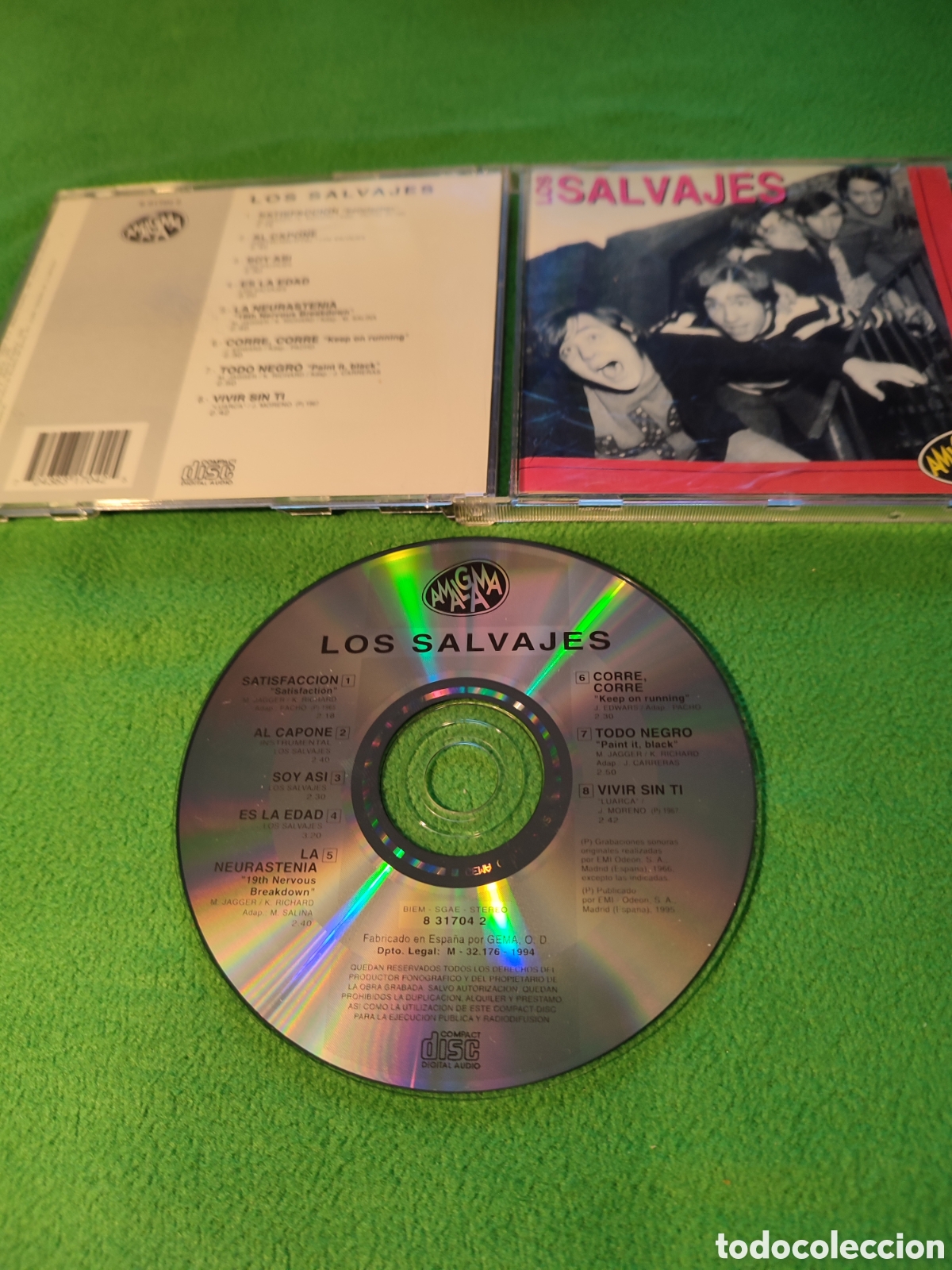 CDs de m&uacute;sica: Los Salvajes - Same - Foto 2