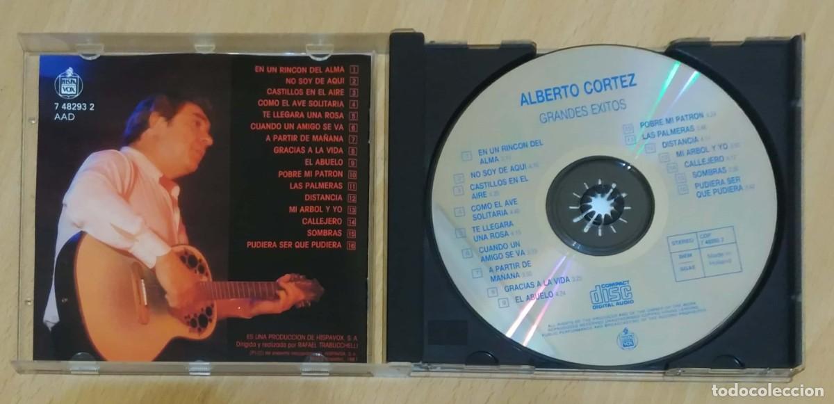 CDs de m&uacute;sica: ALBERTO CORTEZ (GRANDES EXITOS) CD 1987 - Foto 3