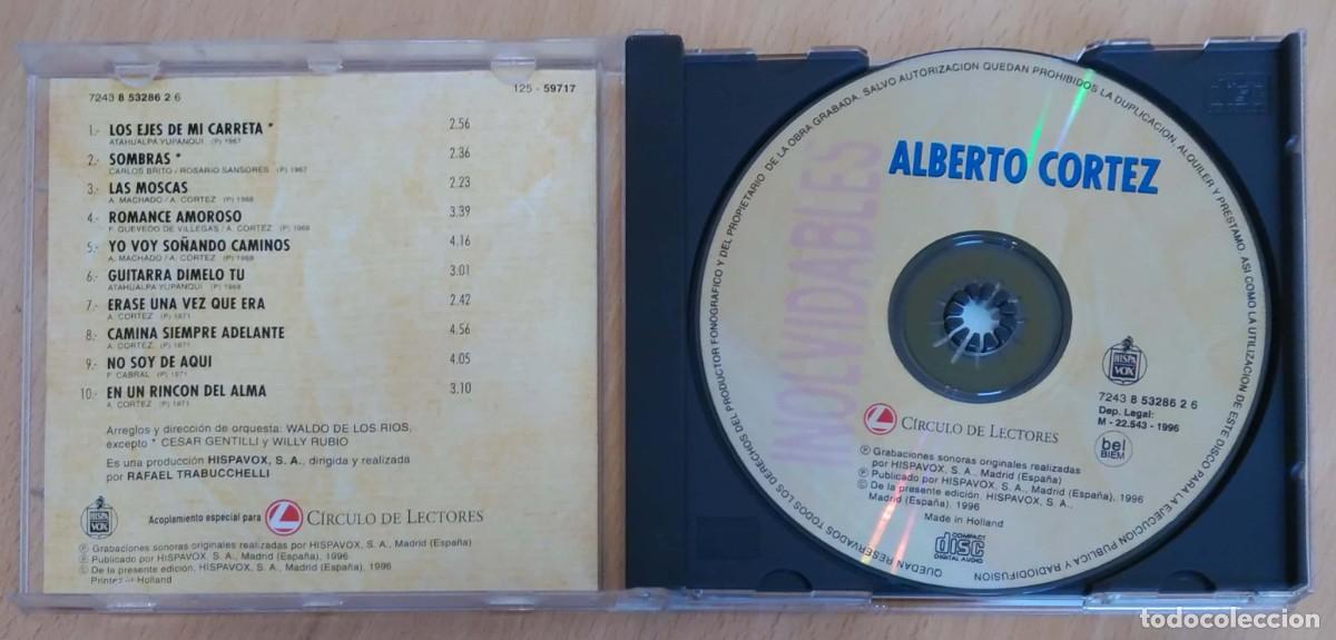 CDs de m&uacute;sica: ALBERTO CORTEZ (INOLVIDABLES) CD 1996 CIRCULO DE LECTORES - Foto 3