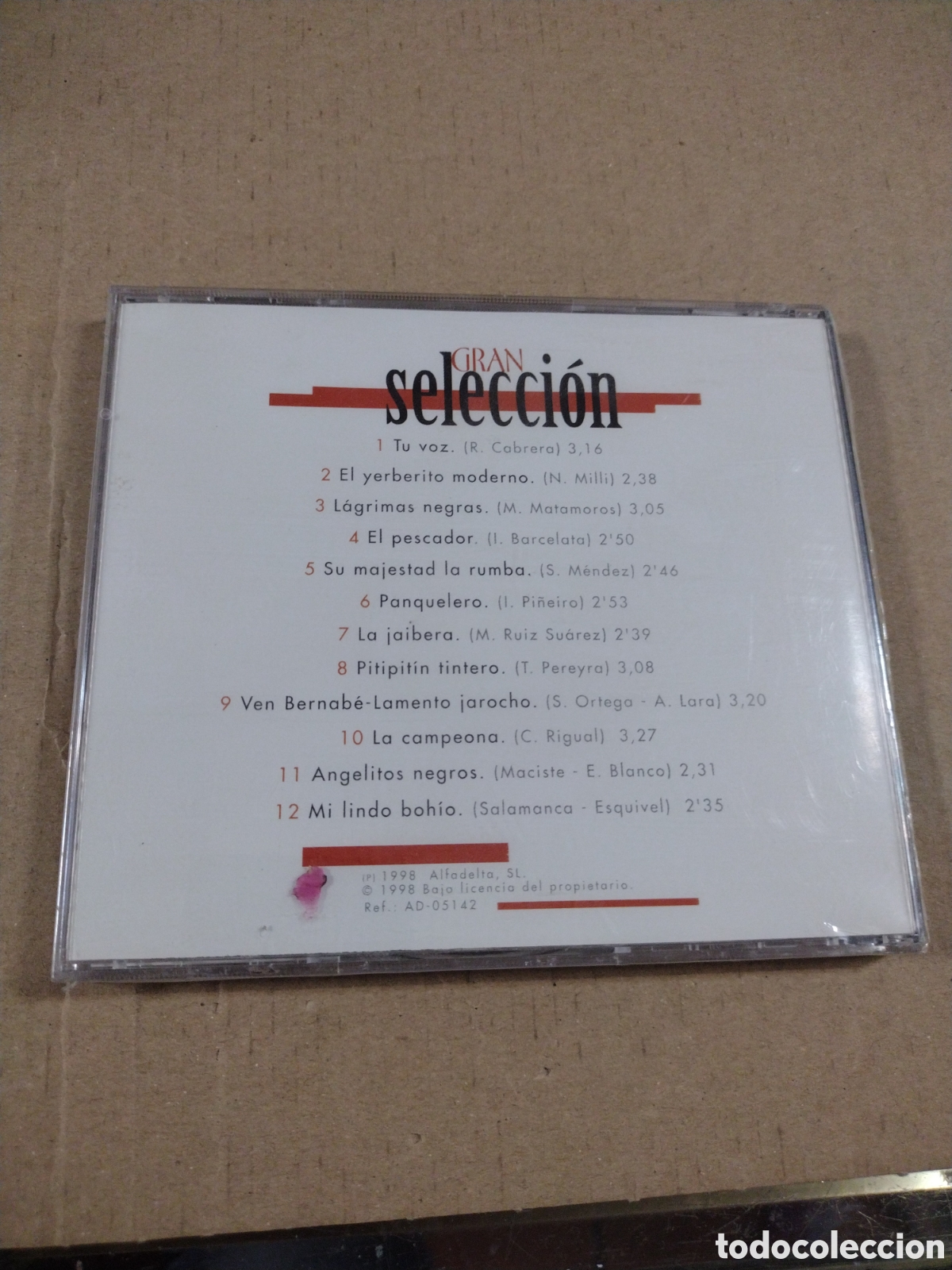 CDs de m&uacute;sica: GRAN SELECCI&Oacute;N. CELIA CRUZ. CD Precintado - Foto 2