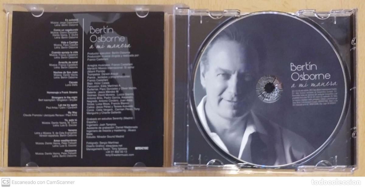 CDs de m&uacute;sica: BERTIN OSBORNE (A MI MANERA) CD 2012 - Foto 4