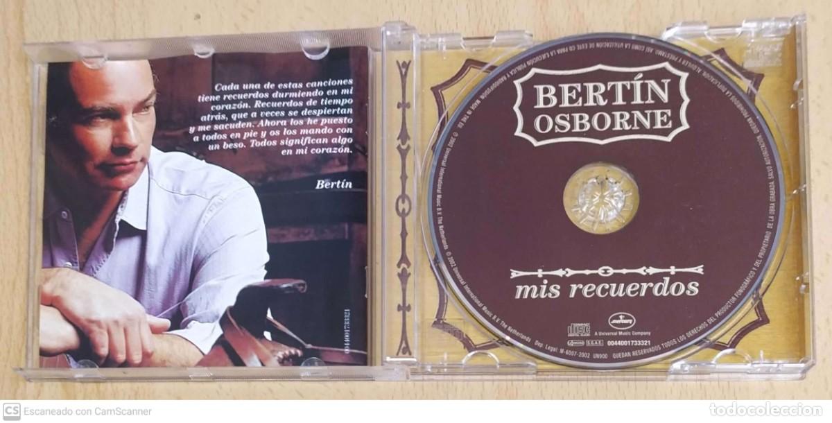 CDs de m&uacute;sica: BERTIN OSBORNE (MIS RECUERDOS) CD 2002 - Foto 3
