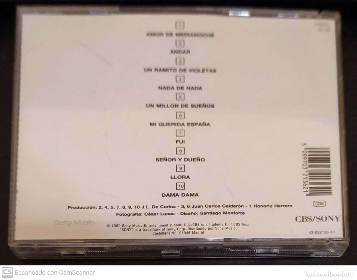 CDs de m&uacute;sica: CECILIA (AMOR DE MEDIANOCHE) CD 1992 - Foto 2