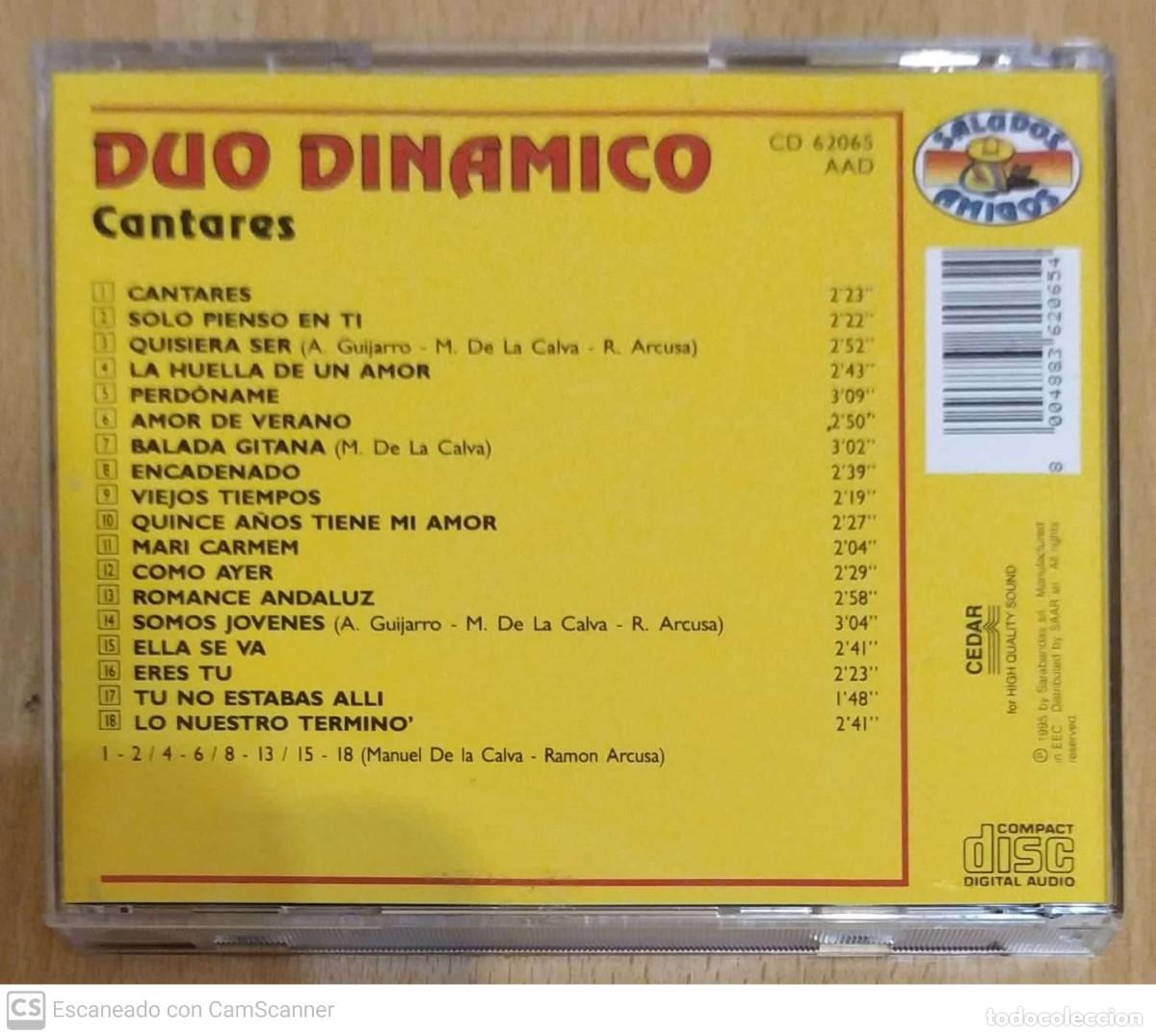 CDs de m&uacute;sica: DUO DINAMICO (CANTARES) CD 1995 - Foto 2