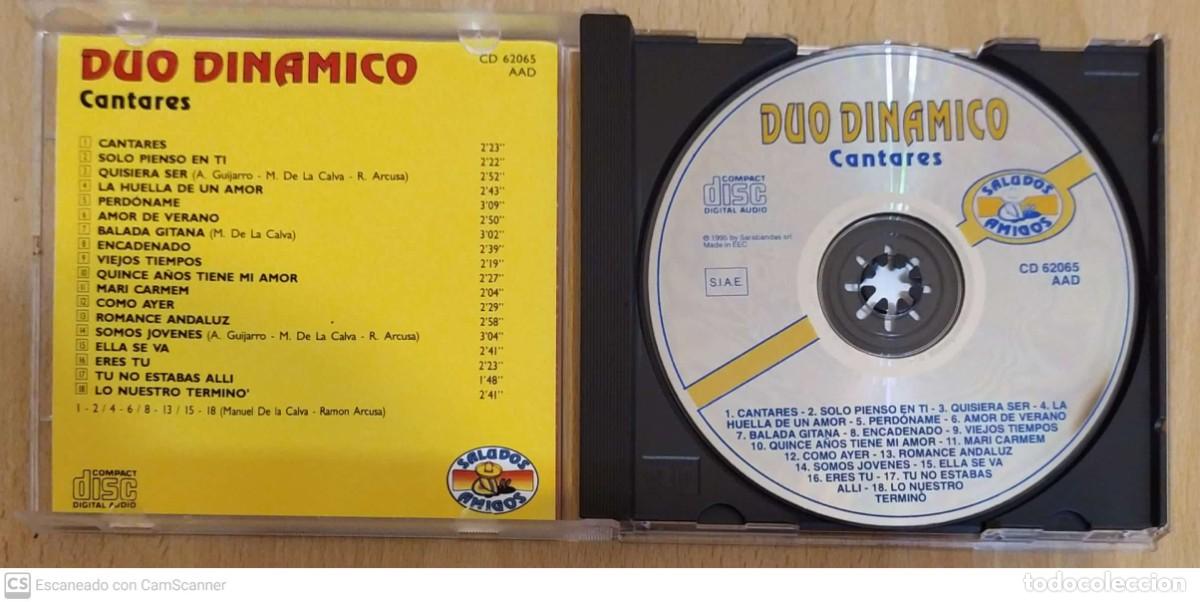 CDs de m&uacute;sica: DUO DINAMICO (CANTARES) CD 1995 - Foto 3