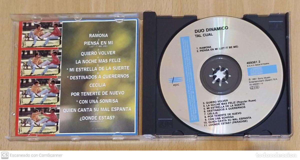 CDs de m&uacute;sica: DUO DINAMICO (TAL CUAL) CD 1991 - Foto 3