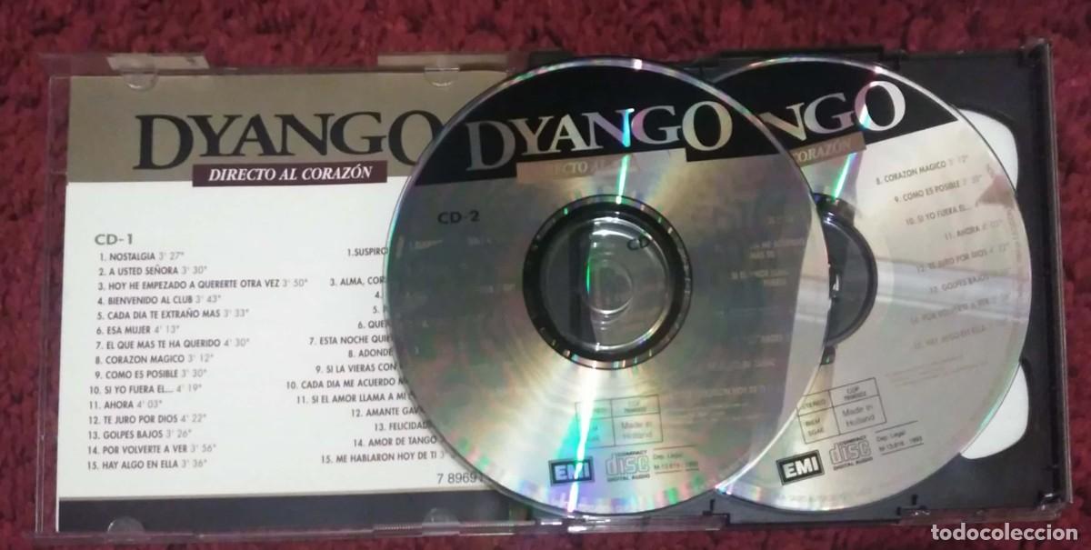 CDs de m&uacute;sica: DYANGO (DIRECTO AL CORAZON - SUS 30 GRANDES EXITOS) 2 CDs 1993 EMI - Foto 3