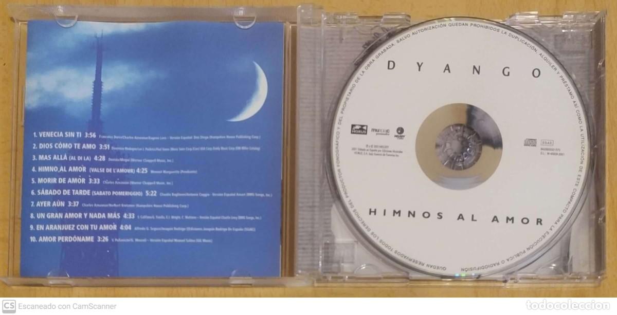CDs de m&uacute;sica: DYANGO (HIMNOS AL AMOR) CD 2001 - Foto 3