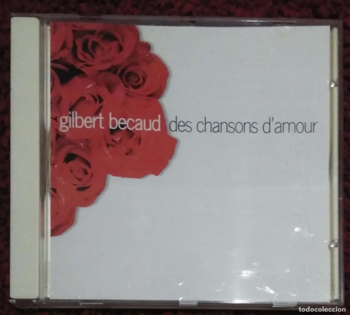 CDs de m&uacute;sica: GILBERT BECAUD (DES CHANSONS DAMOUR) CD 1995 - Foto 1