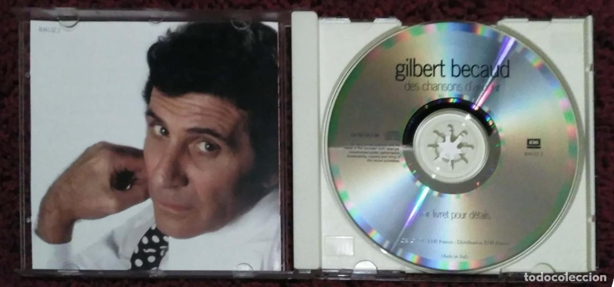 CDs de m&uacute;sica: GILBERT BECAUD (DES CHANSONS DAMOUR) CD 1995 - Foto 3